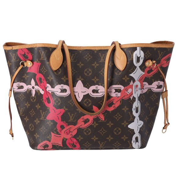 Louis Vuitton Neverfull MM Monogram Bay Rose Ballerine Poppy Pink + Pouch - Picture 6 of 12